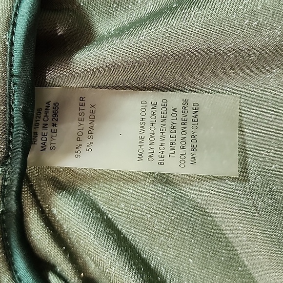 Soft Surroundings Forest Green Velvet Valencia Vest Size M - Picture 8 of 8